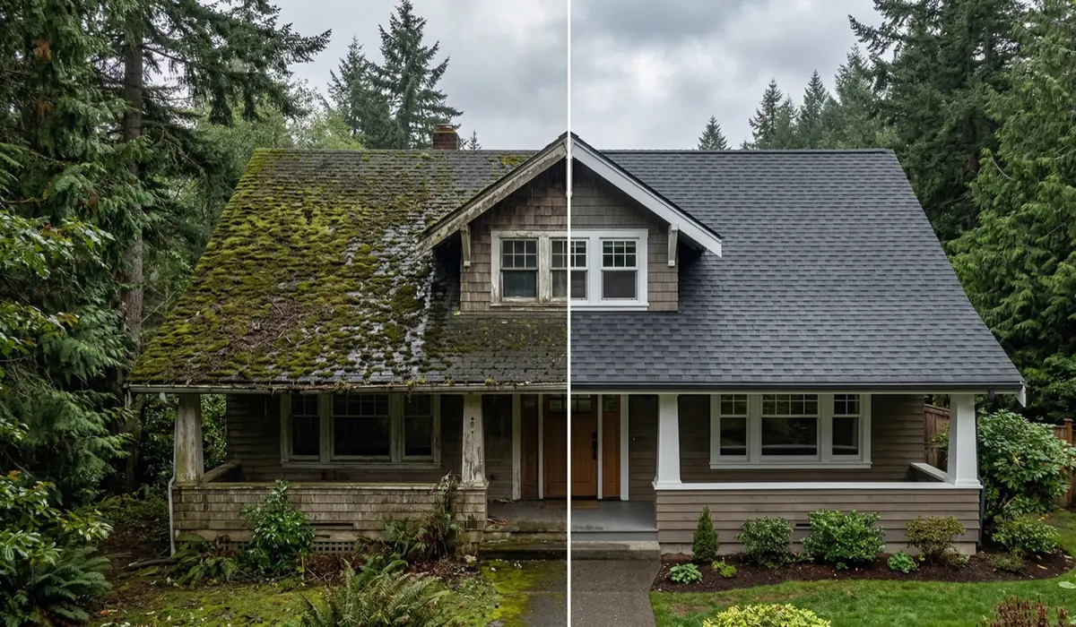 Moss on Your Seattle Roof? Here's Why It's Dangerous and How to Fix It